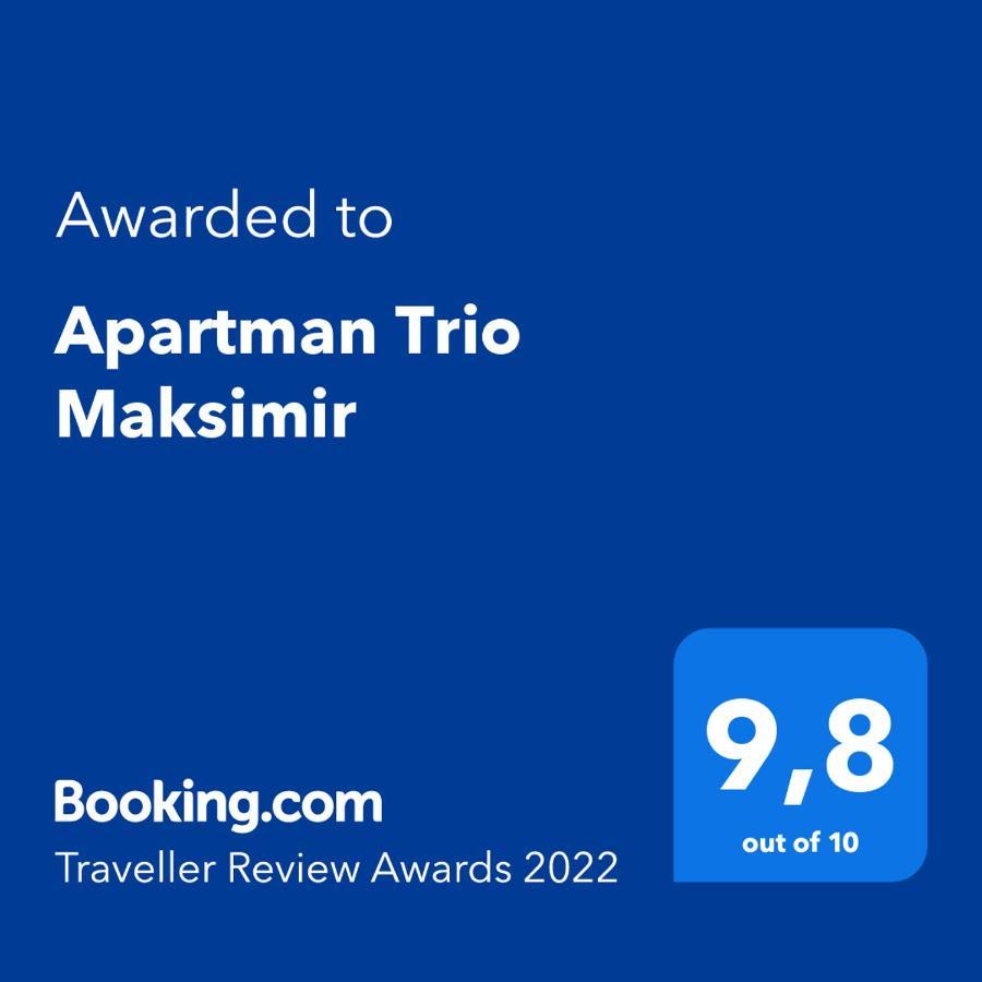 Apartman Trio Maksimir Zagreb Bagian luar foto